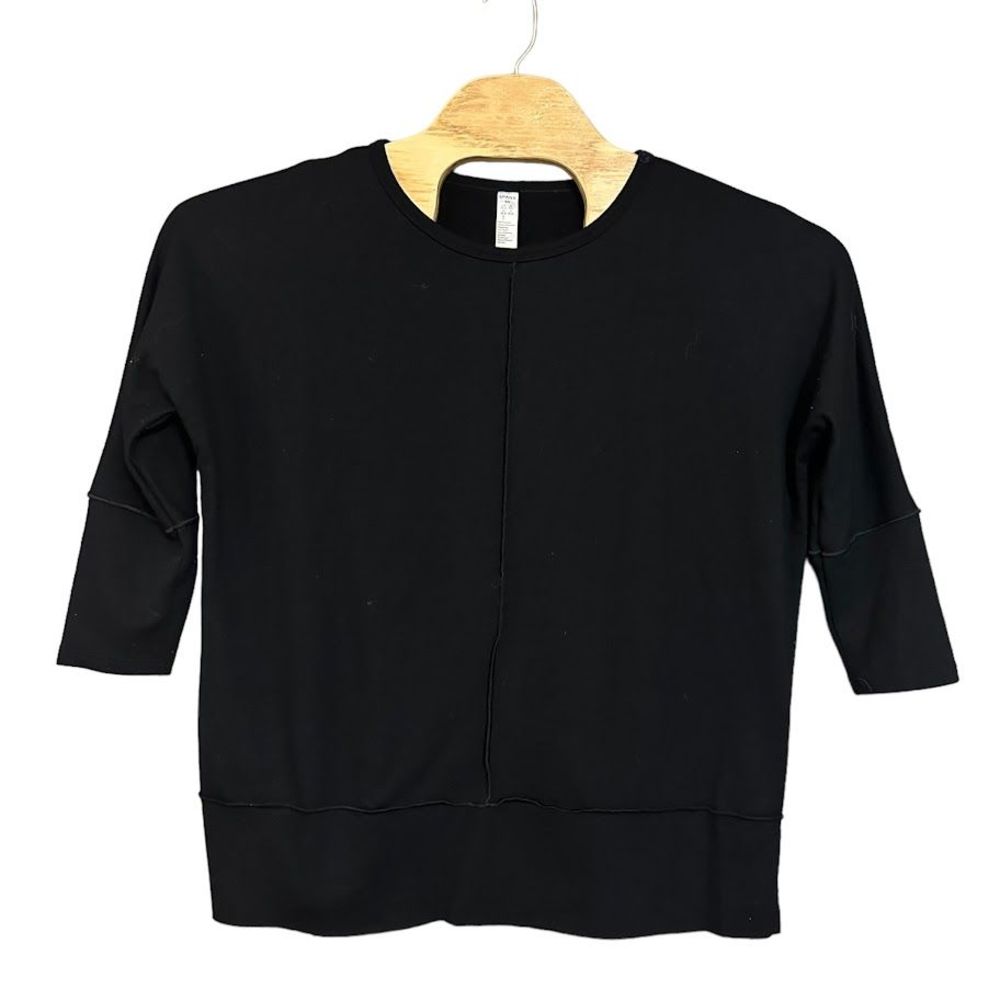 Spanx Black Dolman Sleeve Perfect Length‎ Top Sweatshirt Womens S